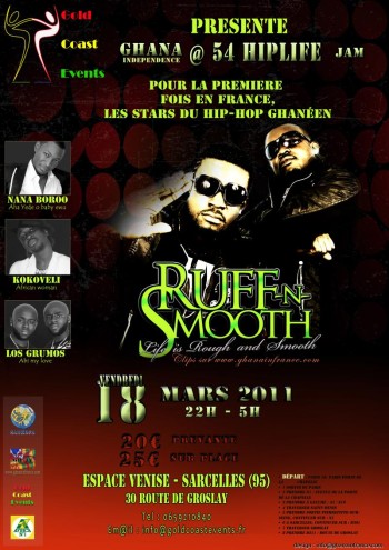 Affiche du concert de Ruuf-n-Smooth