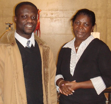 Mary Amoako and Alfred Ohene-Akonor