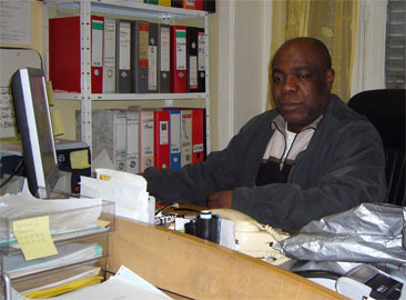 Ernest Boachie-Duah  son bureau de Lyon